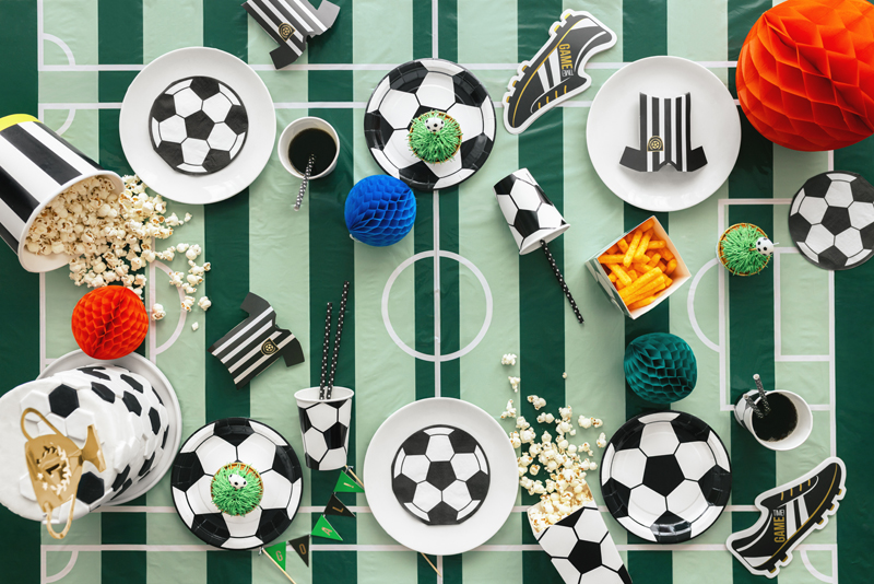 Einladungen Fußball-Schuhe (6 Stk.) - Party Deco