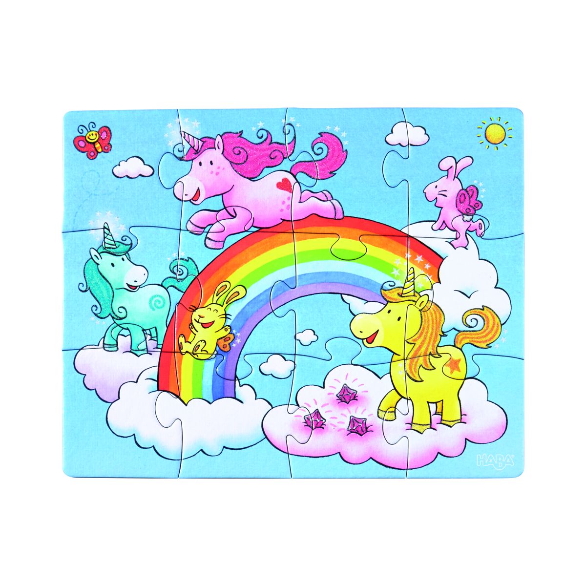 HABA Puzzle Einhorn Glitzerglück