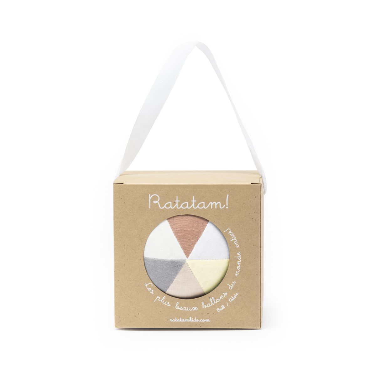 Baby-Stoffball multicolored rosé  - Ratatam