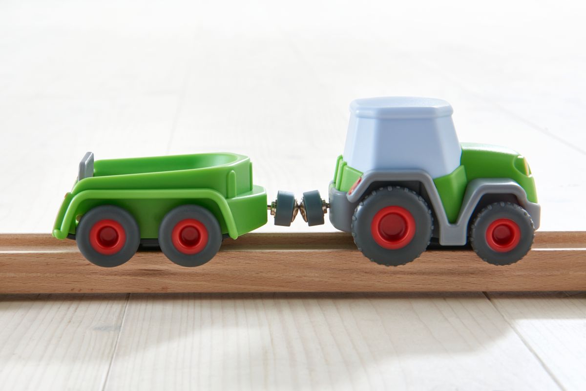 HABA Kullerbü – Traktor mit Anhänger