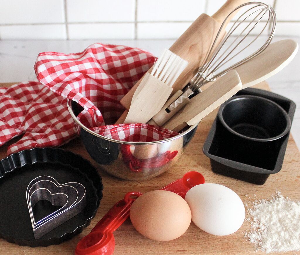 Kinder-Back-Set 16-teilig aus rostfreiem Edelstahl