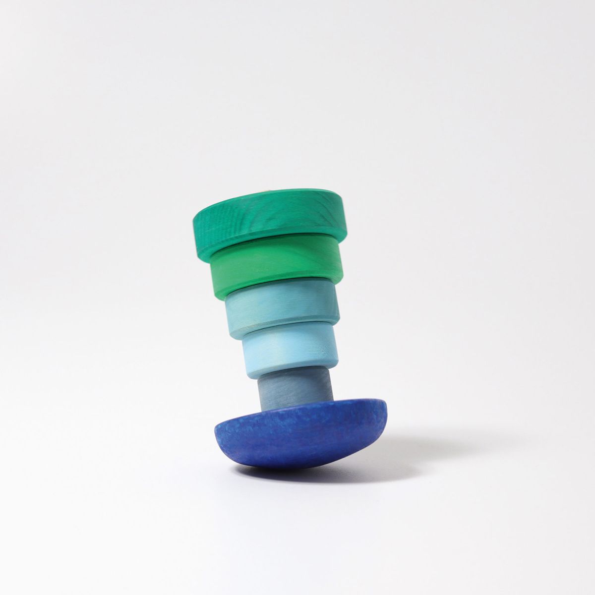 Grimm`s Stehauf Scheibentürmchen Blau 13cm 11012