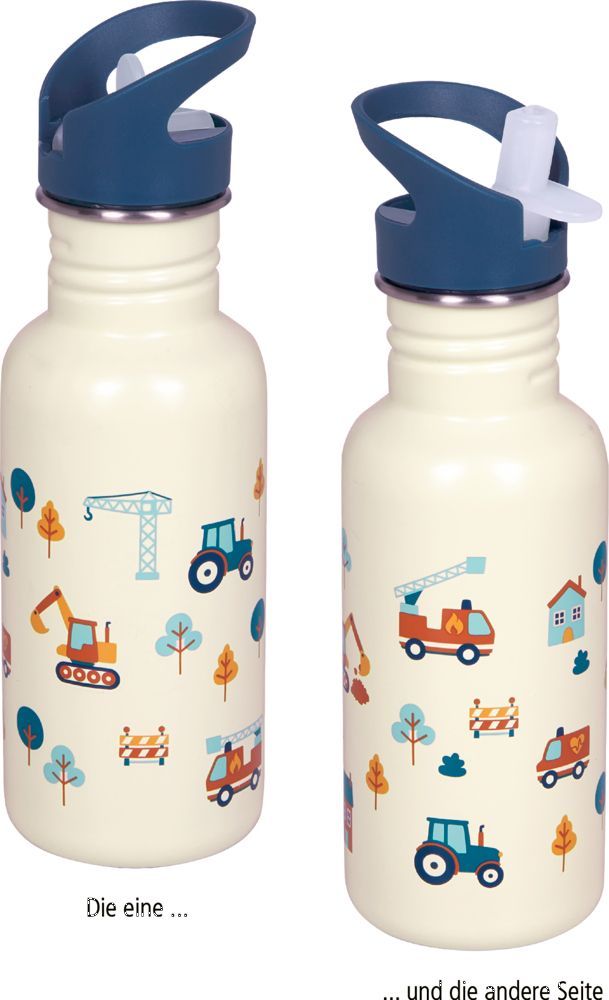 Edelstahlflasche Fahrzeuge - Wenn ich mal gr. bin (ca.0,5 l)
