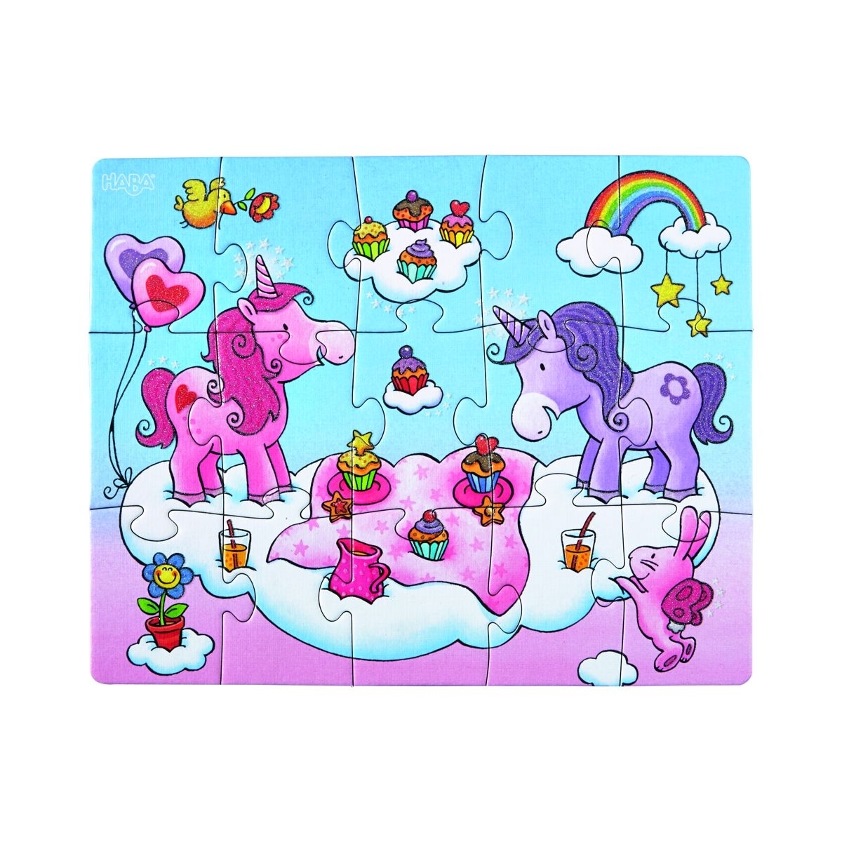 HABA Puzzle Einhorn Glitzerglück