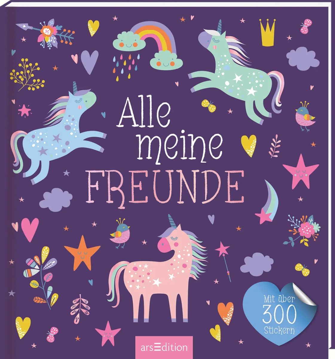Freundebuch: Alle meine Freunde - Einhorn 3+