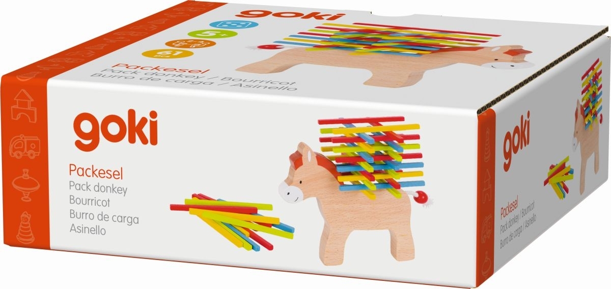 Stapelspiel Packesel - Goki
