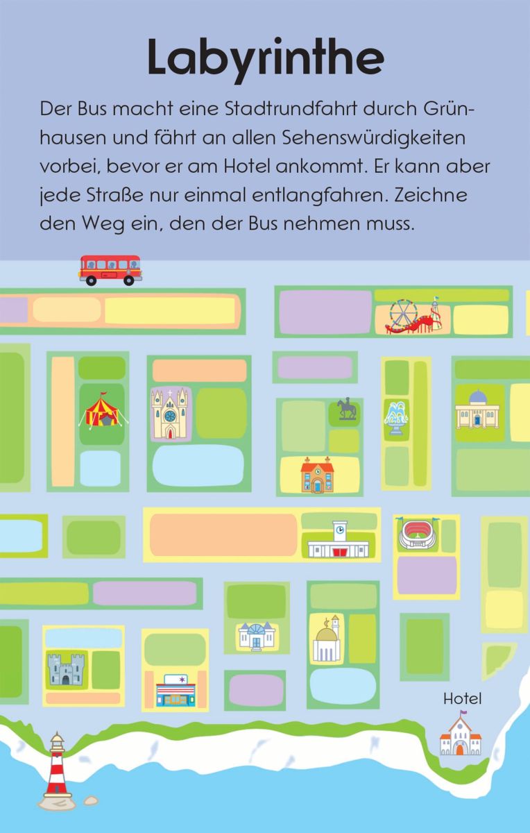 50 Karten: Kunterbunte Spiele für lange Reisen 6+
