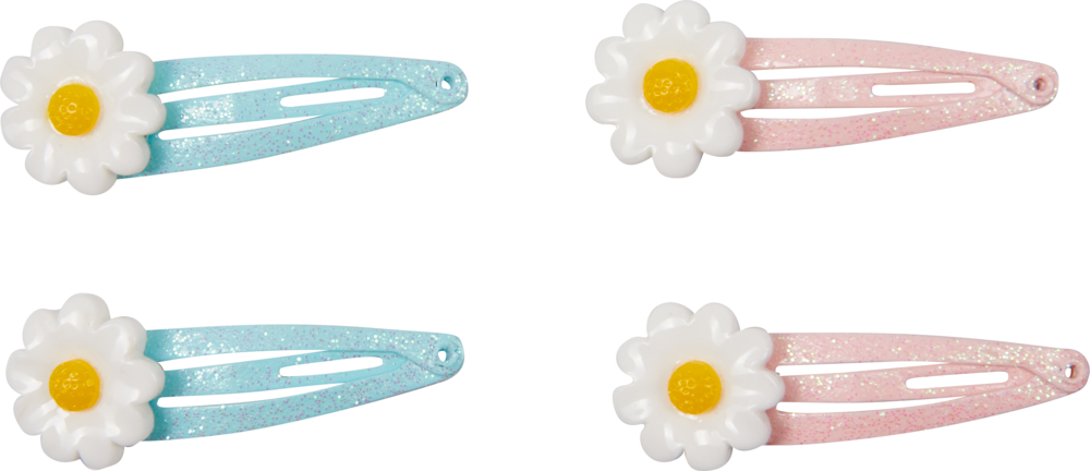 Haarclip Blümchen no.3 - beautiful Stars (verschiedene Designs, 1 Set)
