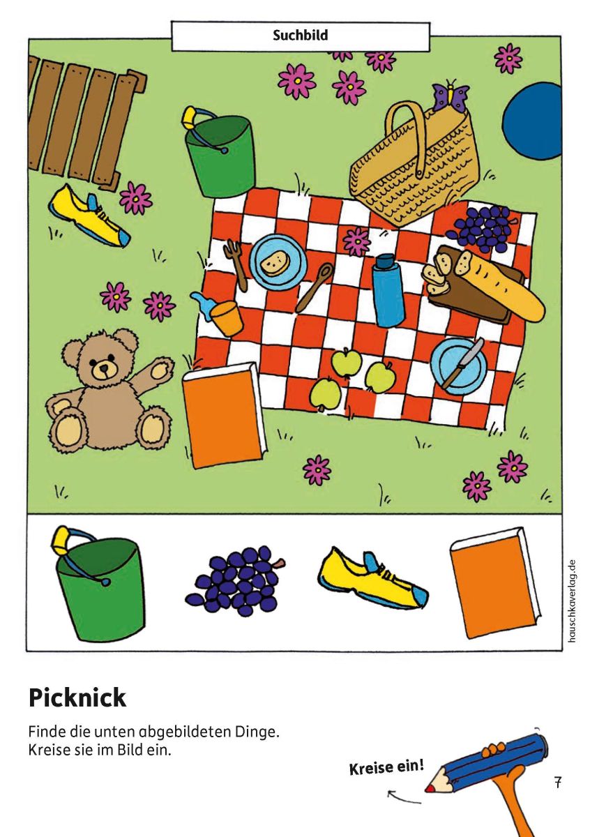 Kindergartenblock - Meine ersten Rätsel und Denkspiele - Hauschka Verlag 3+