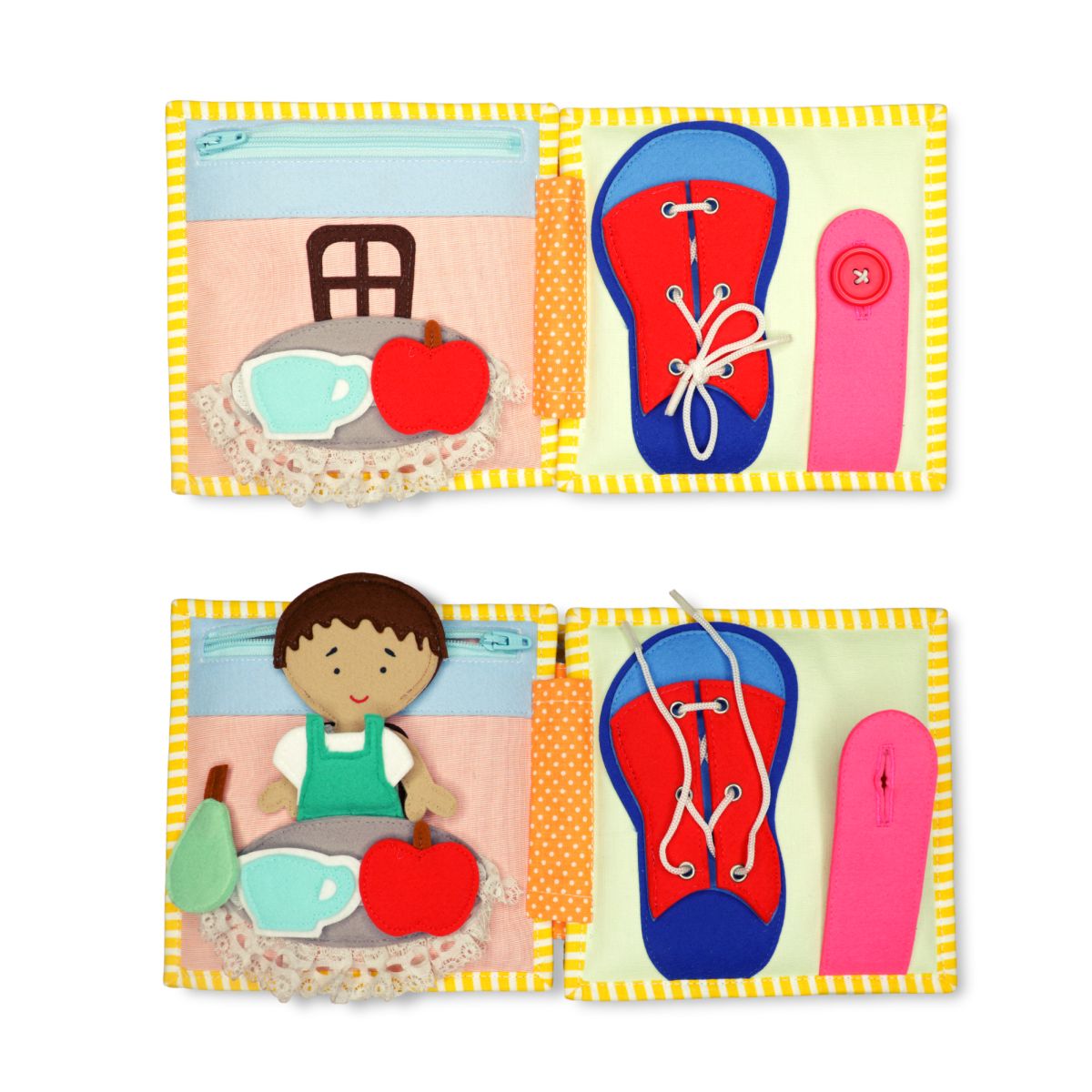 Mini Quiet Book Home Sweet Home (ab 2 Jahre) - Jolly Designs