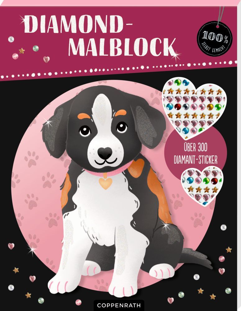 Diamond Malblock: Hund - 100% selbst gemacht 8+