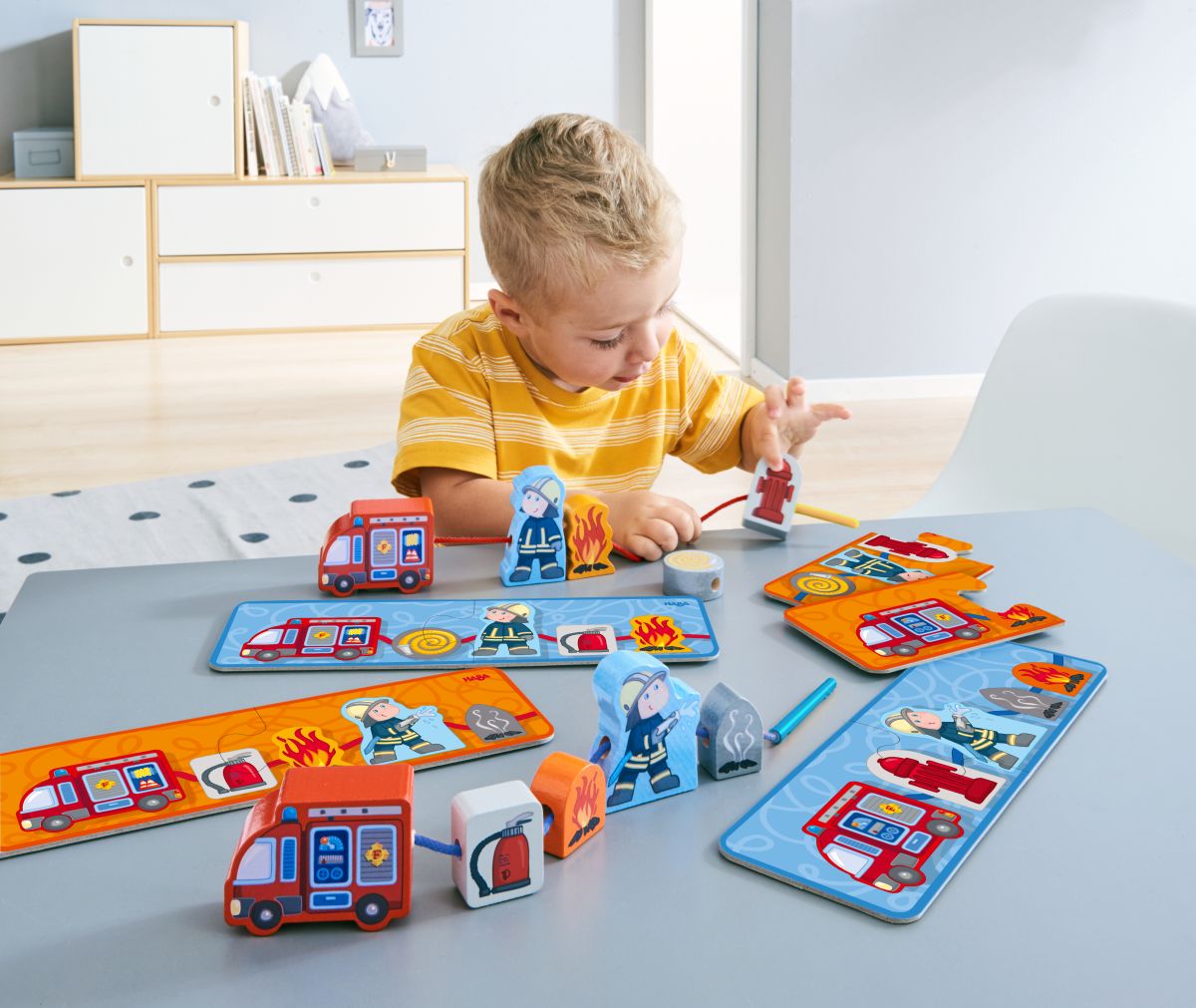 HABA Fädelspiel Feuerwehr