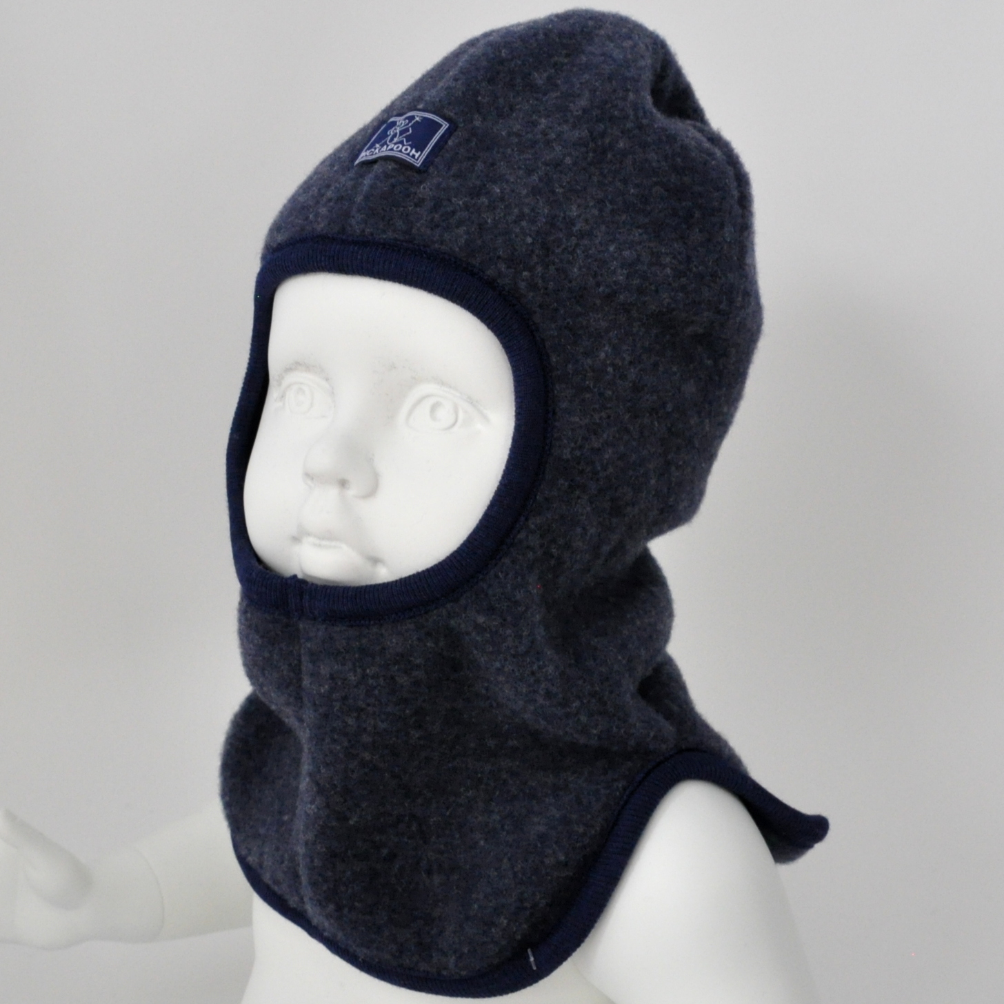 Pickapooh Sturmhaube Wollfleece marine Gr. 48