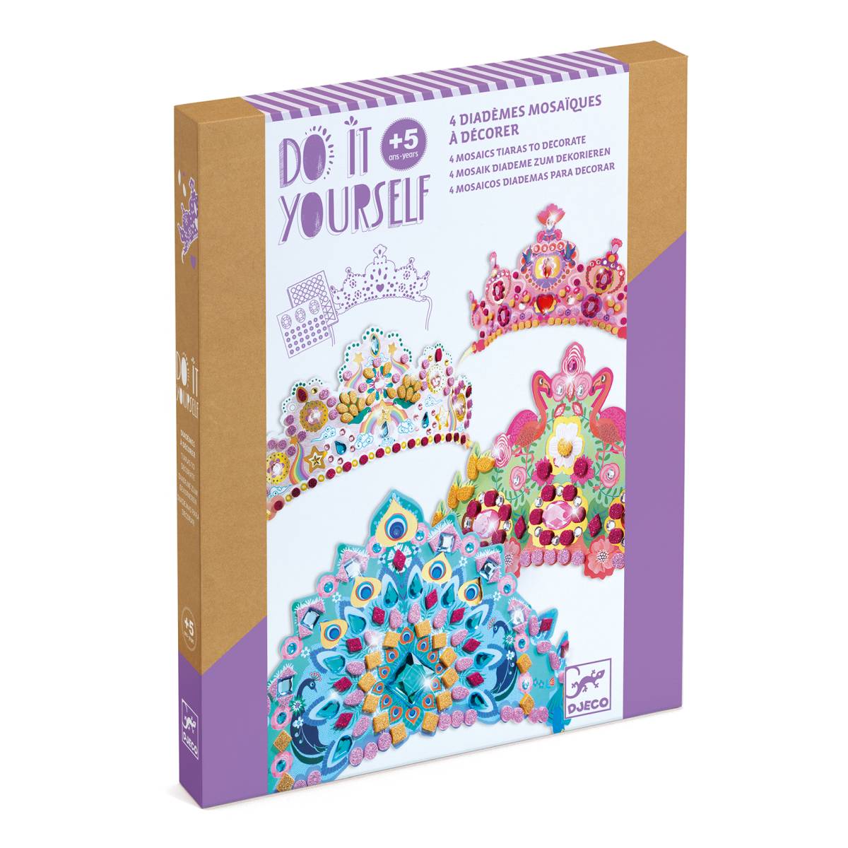 DIY Mosaik-Diademe Wie eine Prinzessin - DJECO