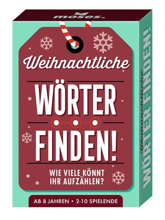 Mini Weihnachtsspiele (verschiedene Spiele, 1 Stück)