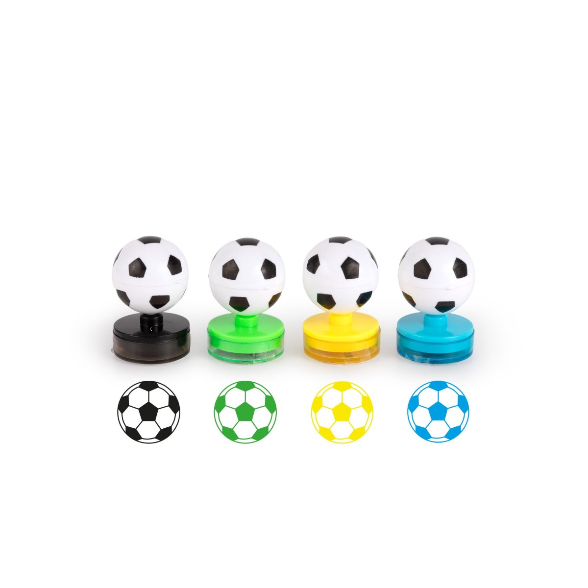 TAKE ACTION Fußball-Stempel 2 in 1 (unterschiedliche Designs, 1 Stück)