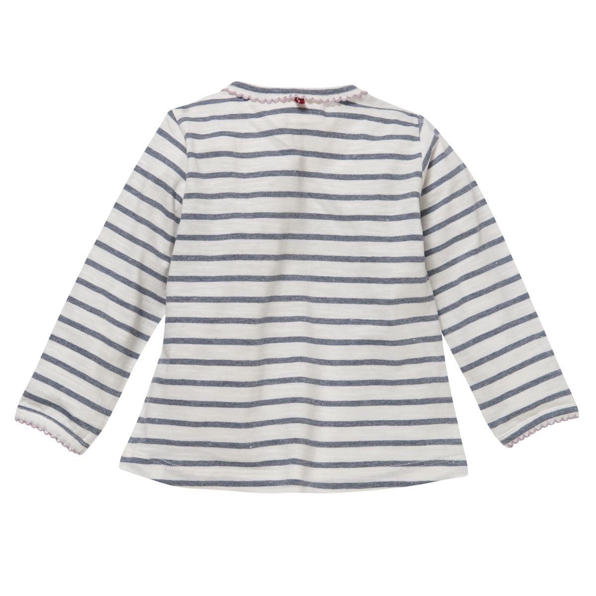 Shirt lang geringelt GOTS - 50-56