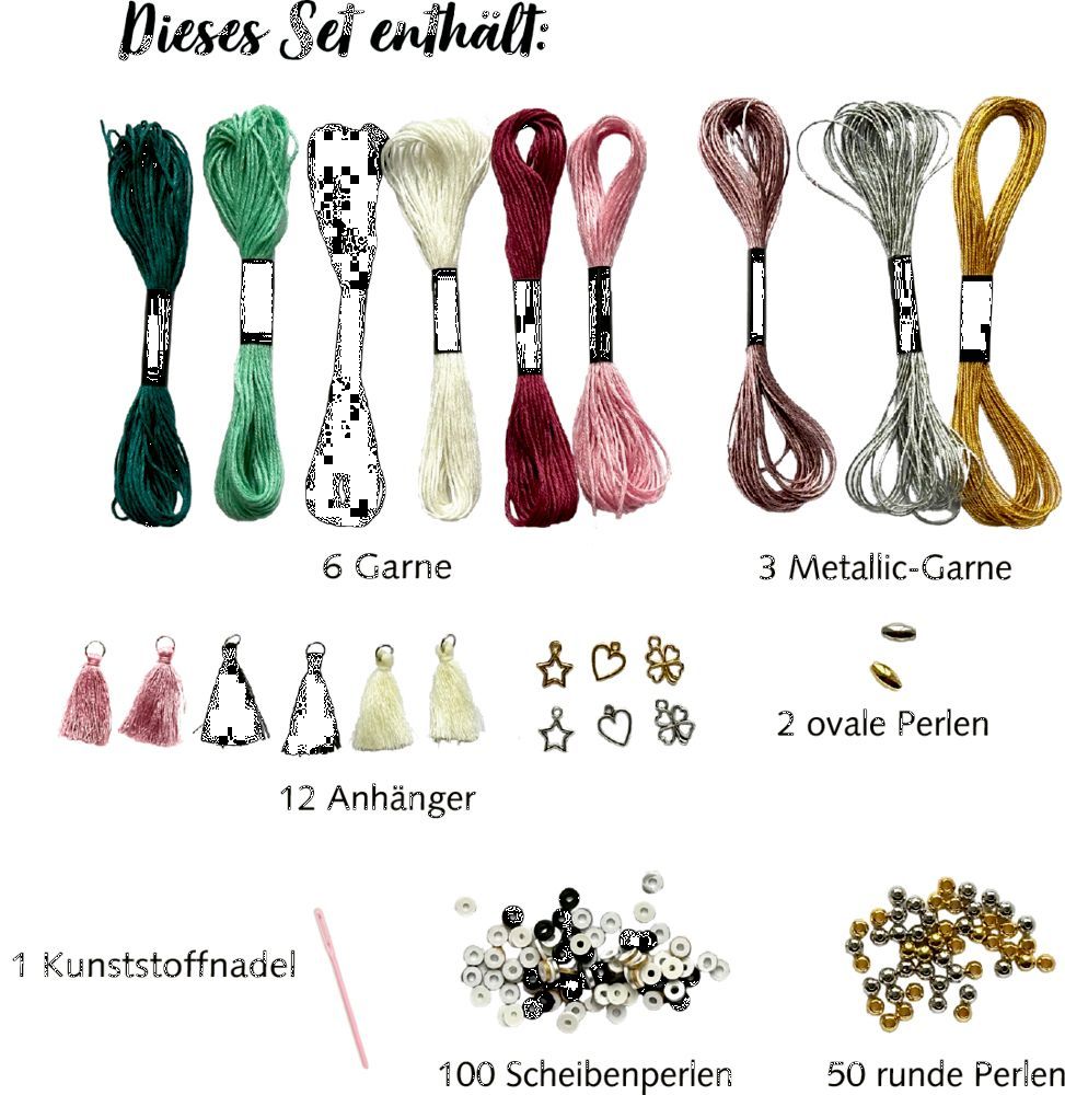 Freundschaftsbänder-Set - 100% selbst gemacht