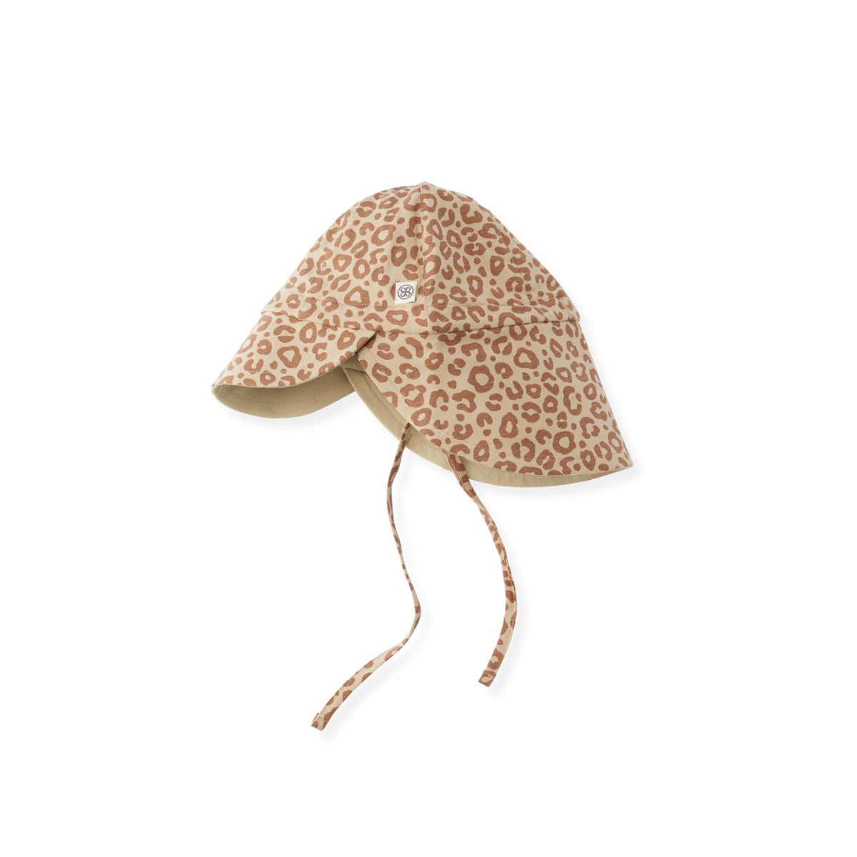 Cloby UV Sonnenhut - Gr. 0-6 Mon. - leopard brown /sandy beach