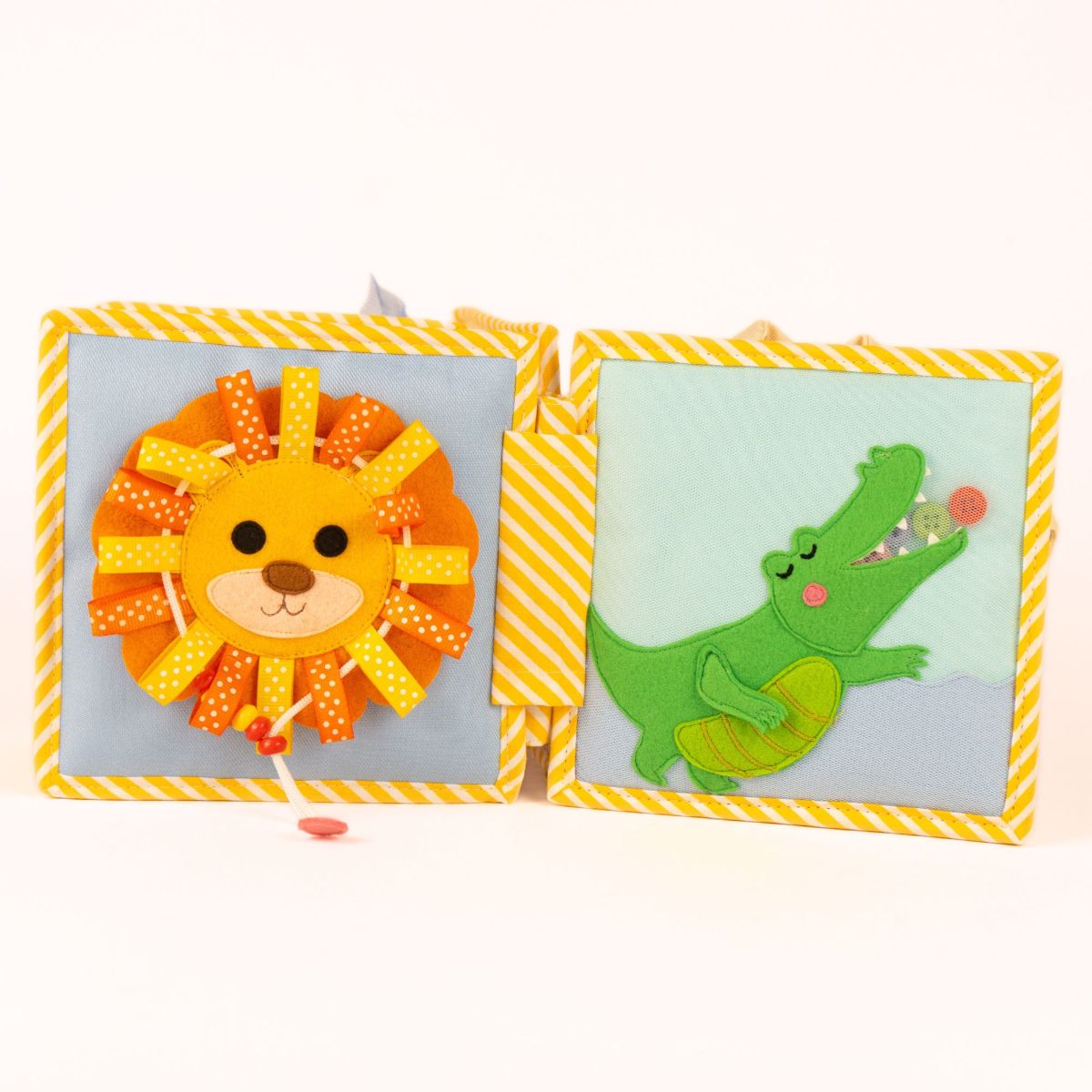 Mini Quiet Book Kleine Buntschuppe (ab 6 Monate) - Jolly Designs