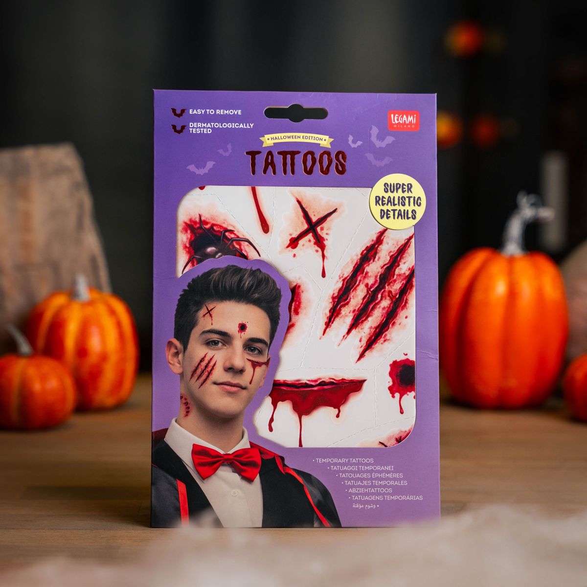 Creepy Tattoos Halloween Abziehtattoos - Legami