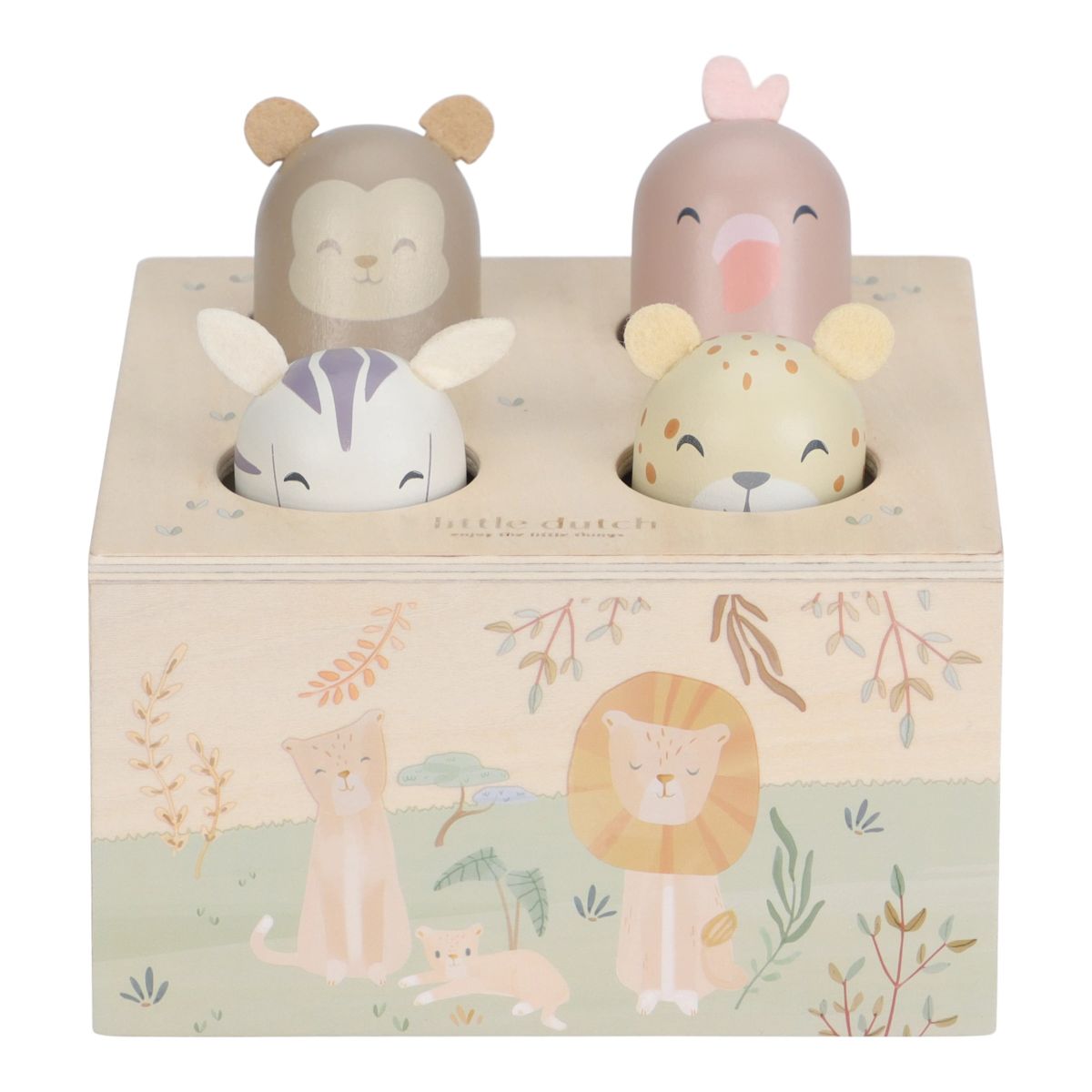 Holz Pop-up Safari Friends - Little Dutch