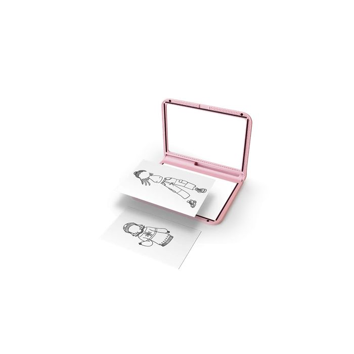 Kidydraw PRO Leuchtende Designtafel rosa "Fashion" - Kidywolf