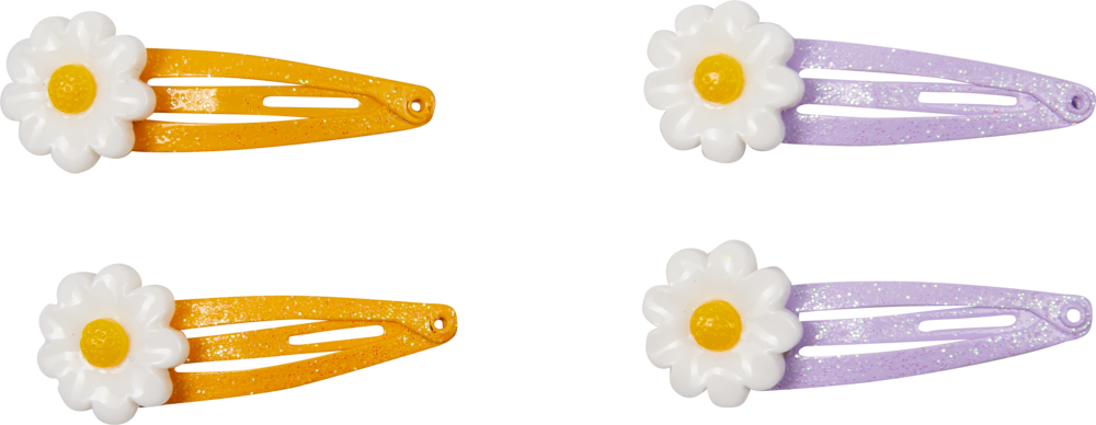 Haarclip Blümchen no.3 - beautiful Stars (verschiedene Designs, 1 Set)