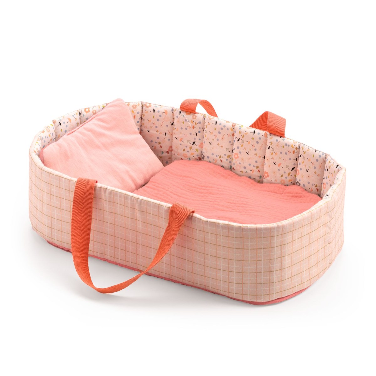 Pomea Puppentragetasche Pink Lines - Djeco