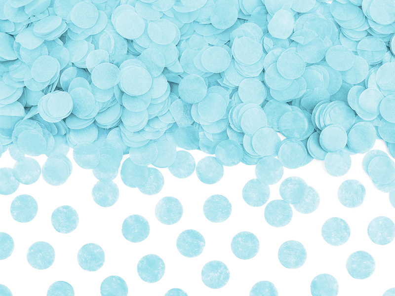 Konfetti hellblau (15g) - Party Deco