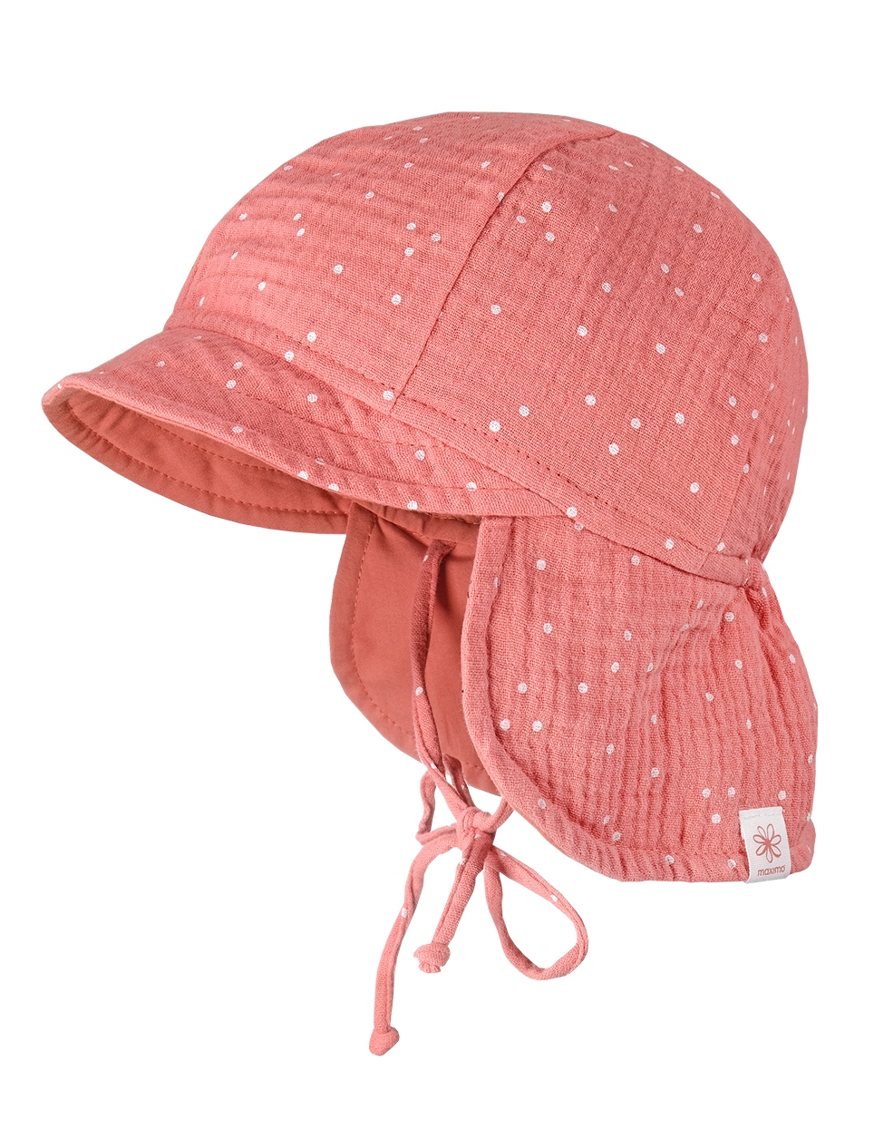 Schildmütze Musselin rust Gr. 47