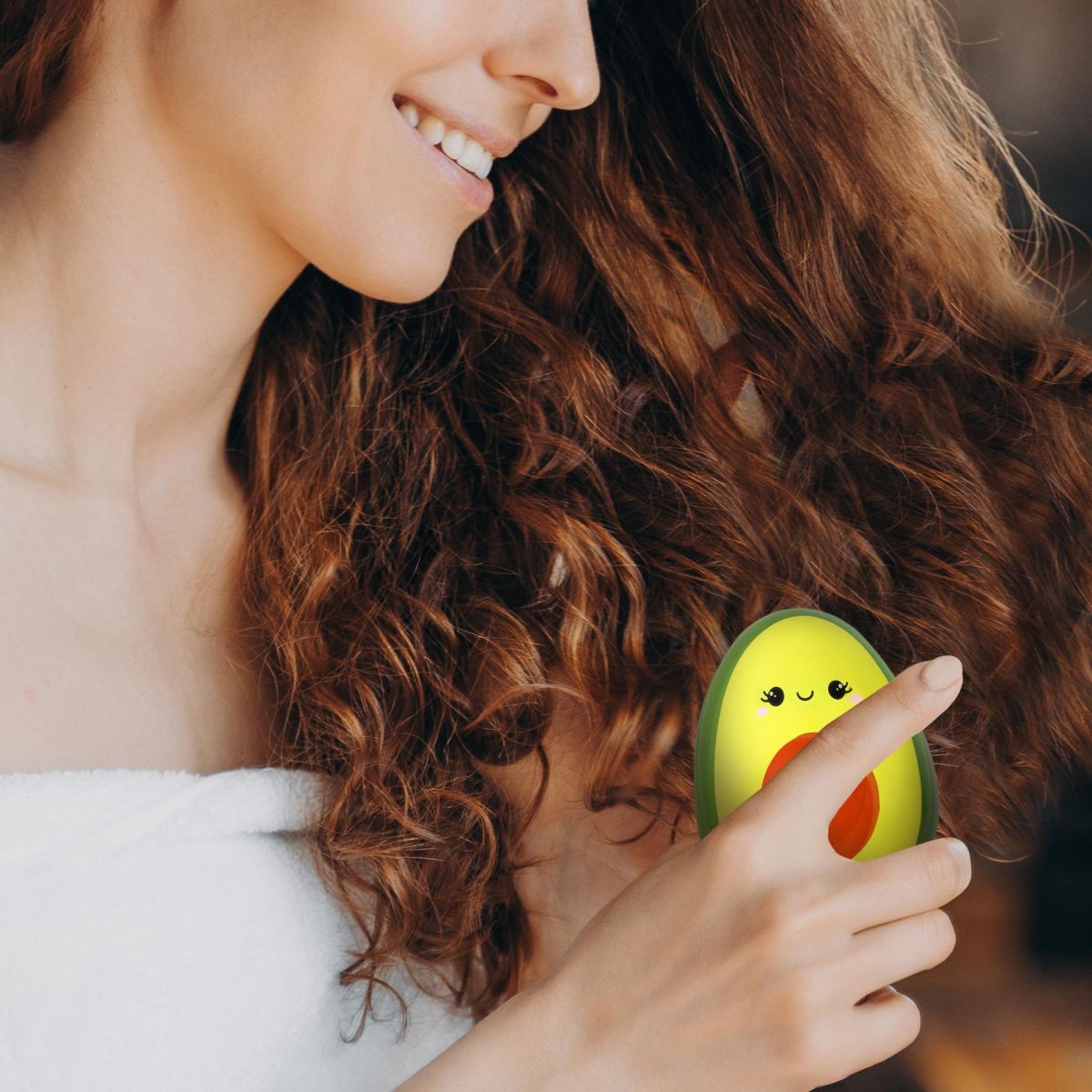Entwirrende Haarbürste Avocado - Legami