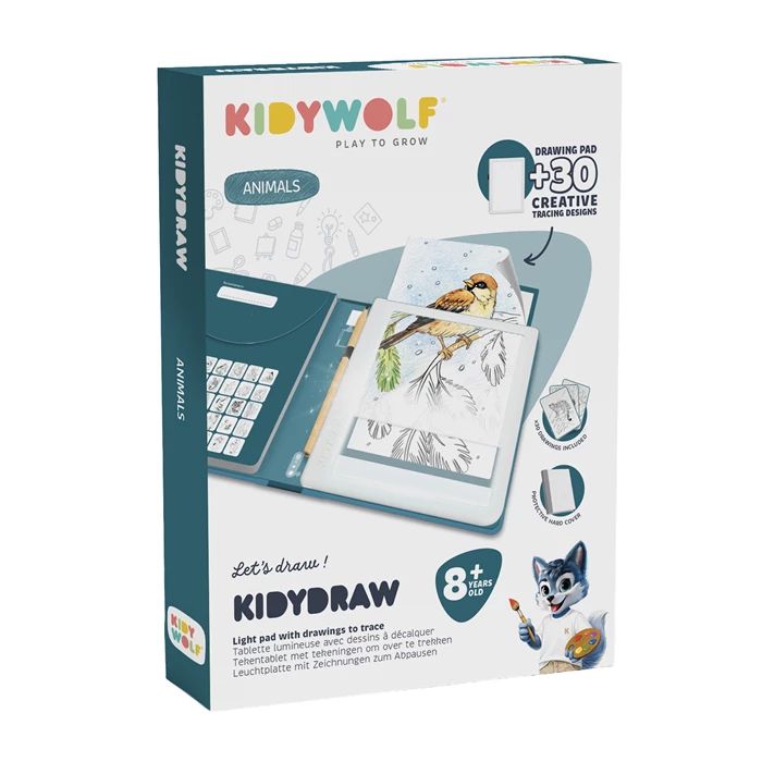 Kidydraw Leuchtende Designtafel Tiere (8+) - Kidywolf
