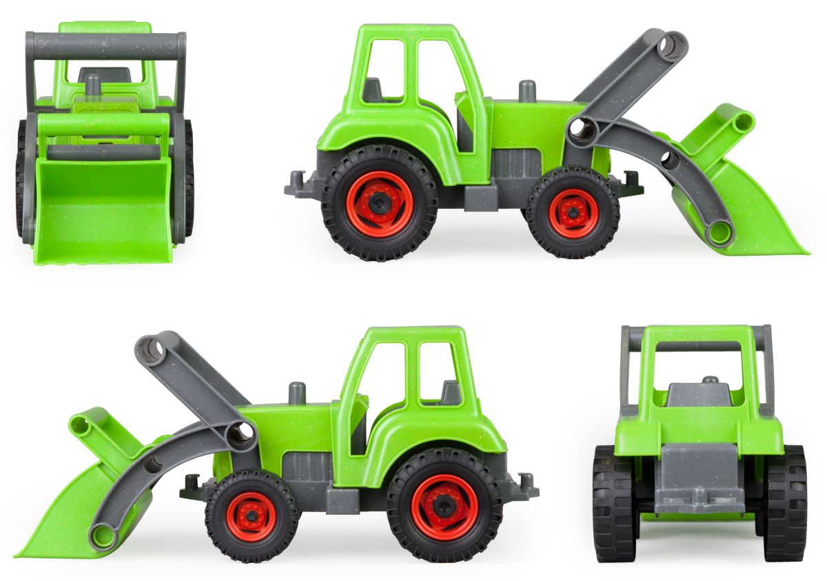 LENA Eco Actives Traktor grün (Kunststoff-Holz-Gemisch)