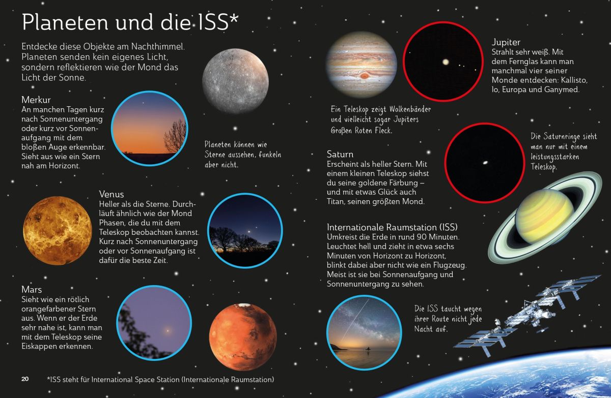 Usborne Minis Naturführer: Den Nachthimmel entdecken 6+
