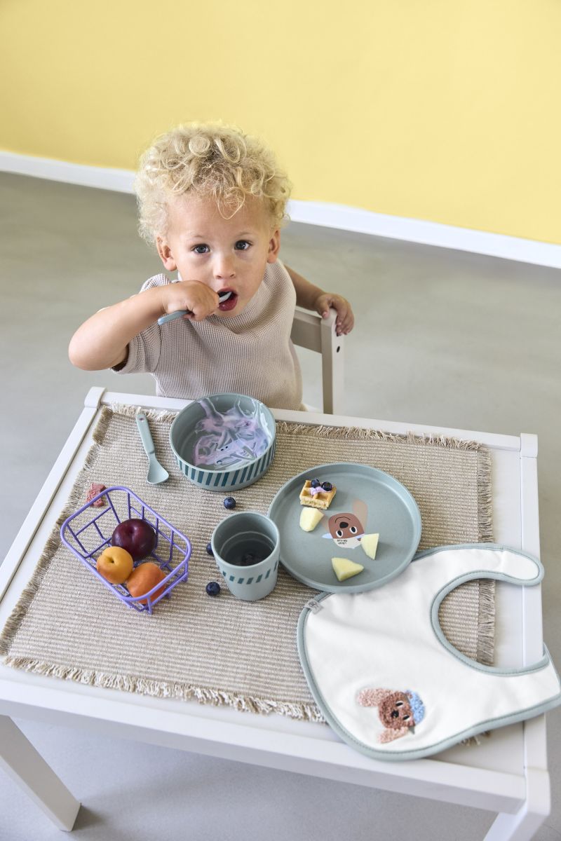 Kindergeschirr-Set Tiny Team Dog (4-teilig) - Lässig