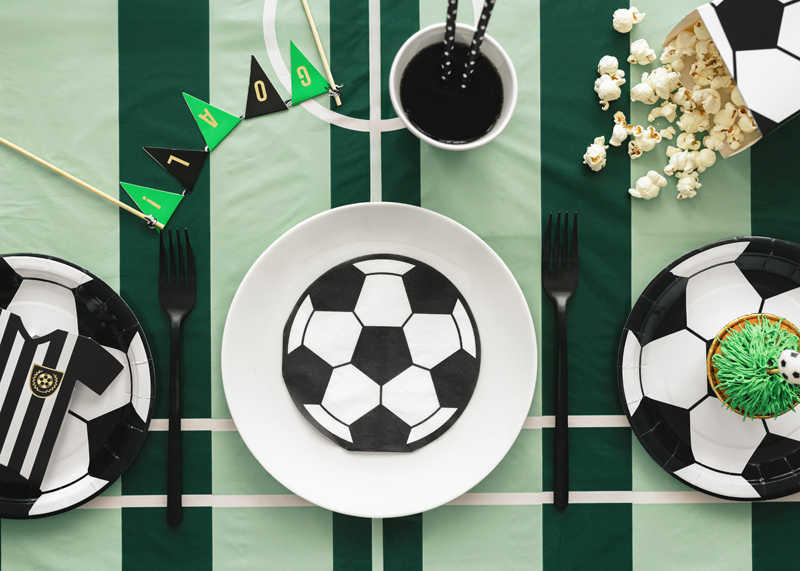 Servietten Fußball (20 Stück) - Party Deco