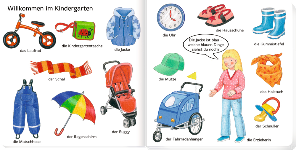 Bilder suchen - Wörter finden: 100 erste Wörter! - Kindergarten