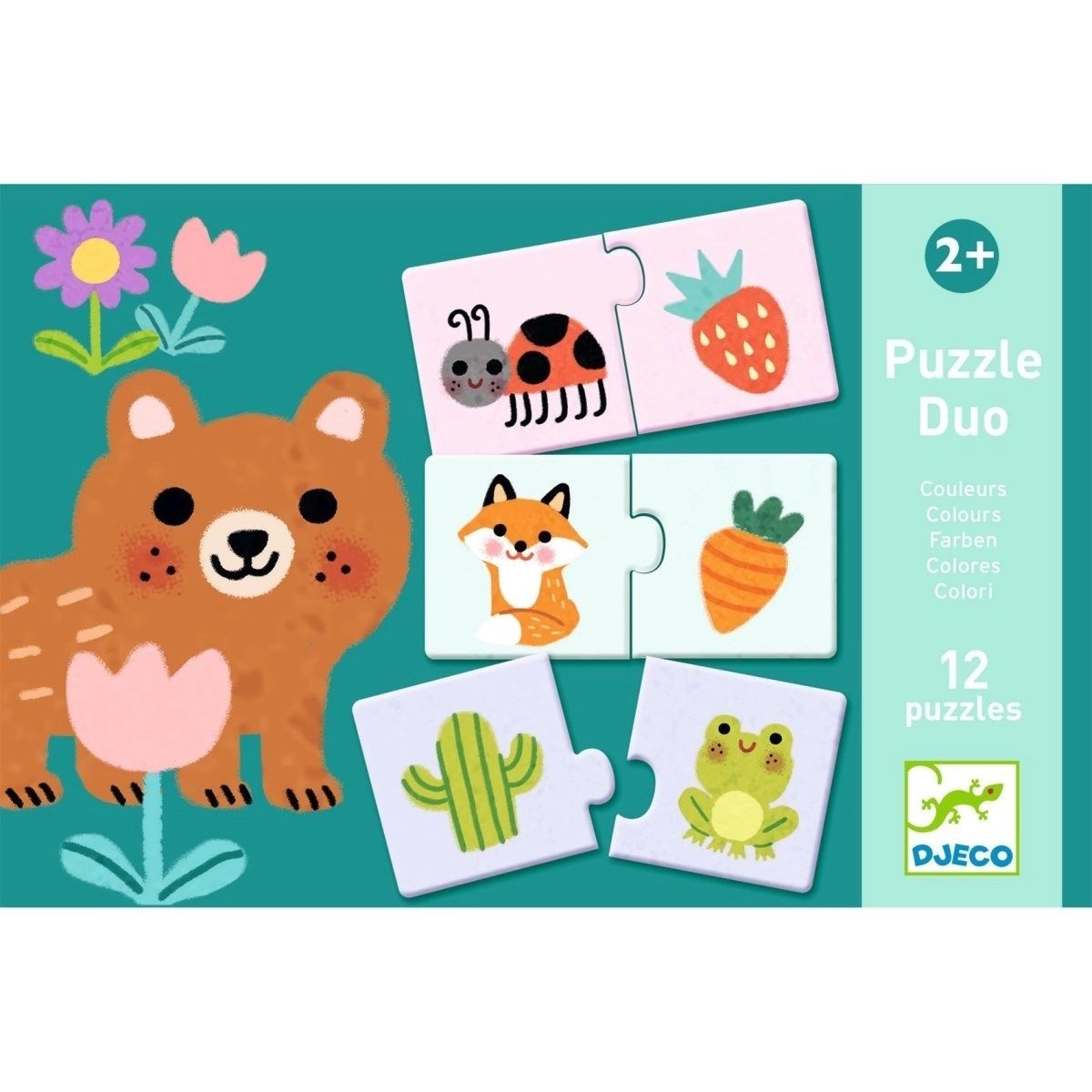 Duo Puzzle Farben (12x2 Teile) - DJECO