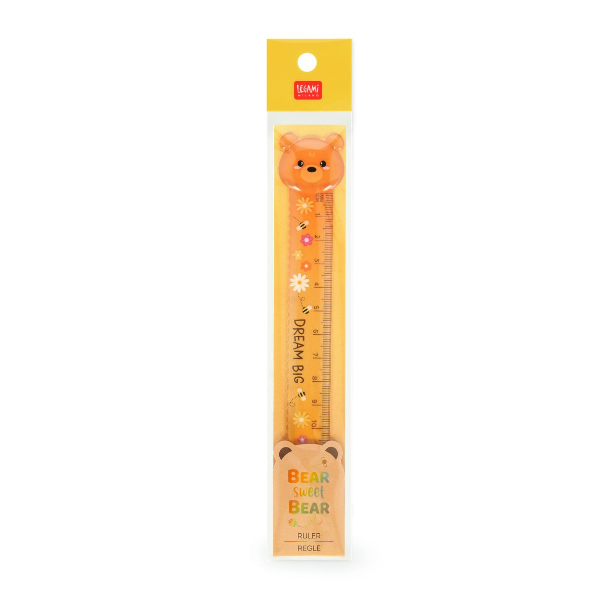 Lineal 15cm Teddybär - Legami