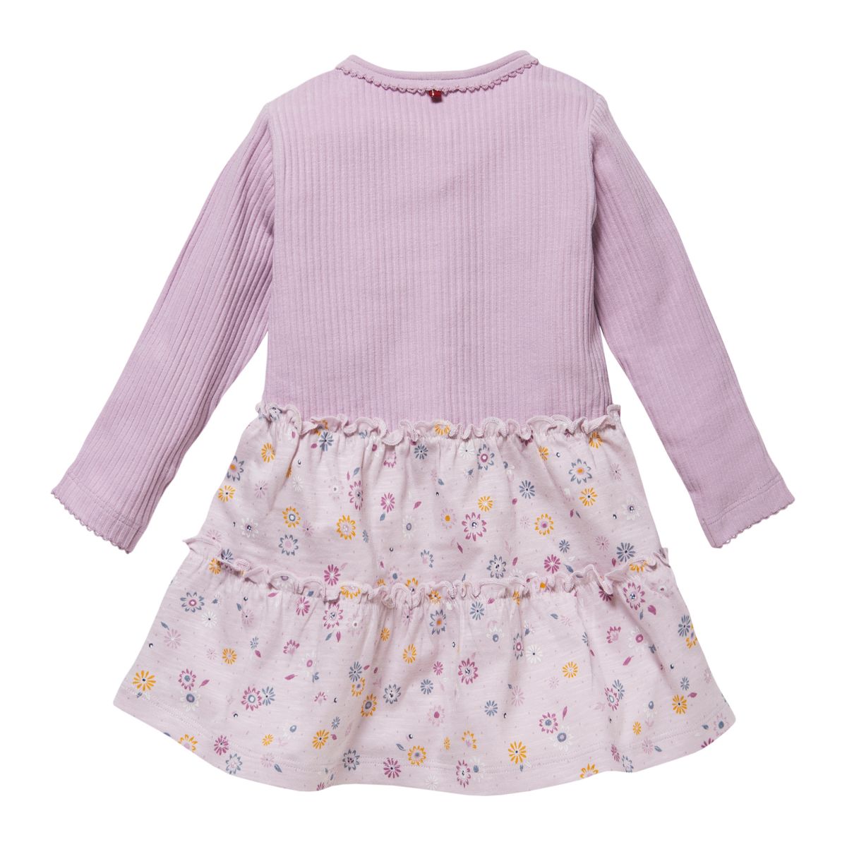 Langarm-Kleid flieder GOTS - 86/92