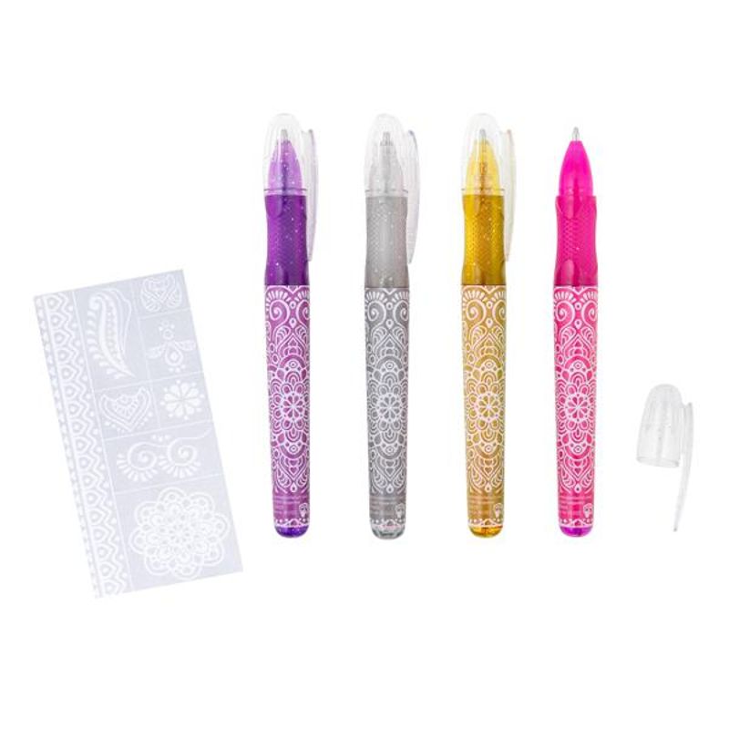 FESTIVAL FEELINGS Tattoo Gelstifte Glitzer (4er-Set)