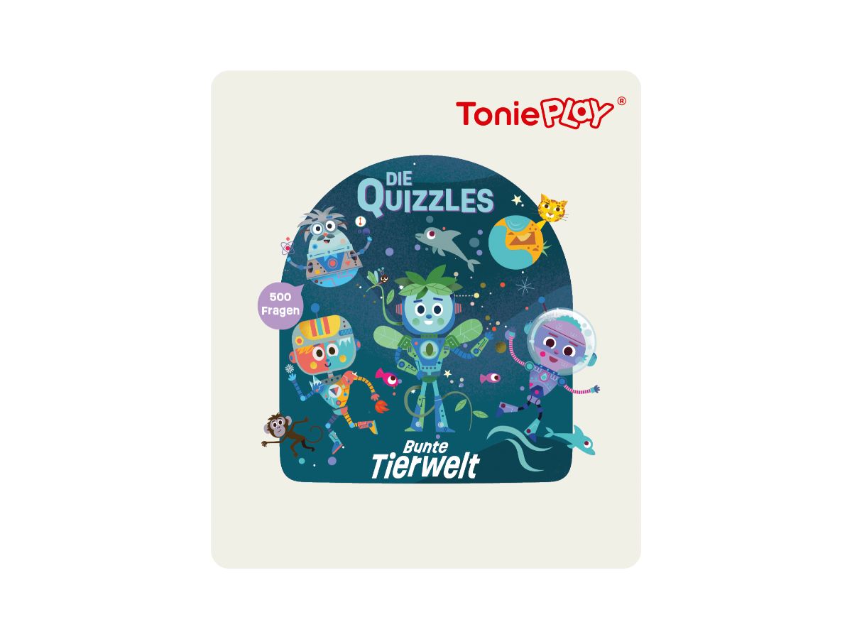 Die Quizzles: Bunte Tierwelt (Tonieplay Game S) - Tonies