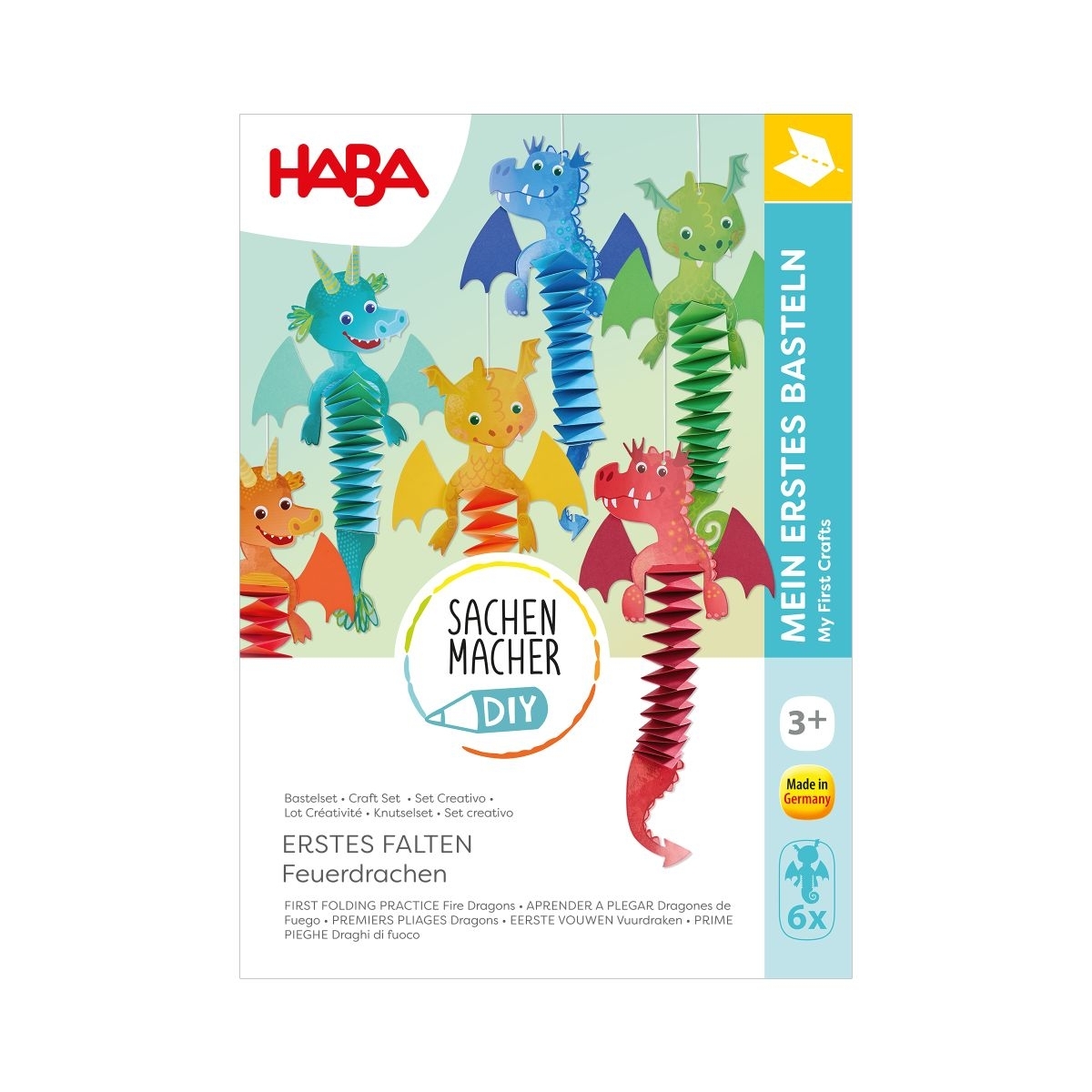 HABA Bastelset - Erstes Falten Feuerdrache