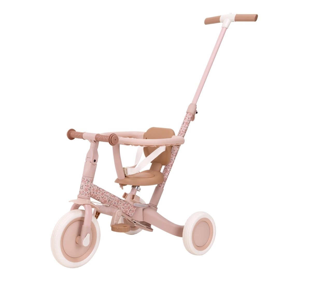 4 in 1 Dreirad Fairy Floral rosa - Little Dutch