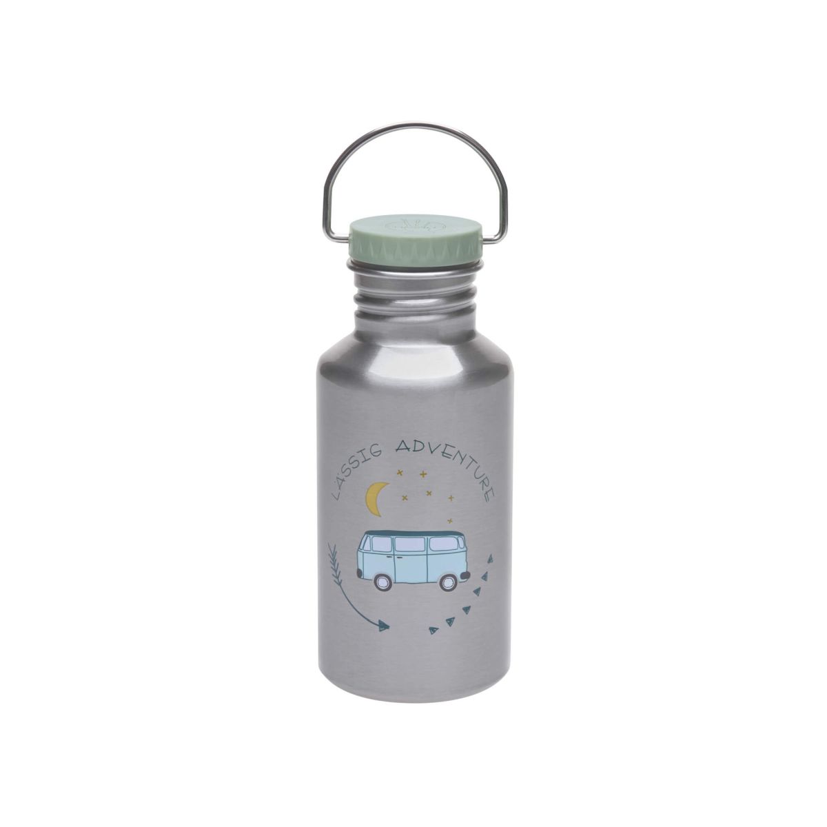 Kinder Trinkflasche Edelstahl Adventure Bus  - Lässig