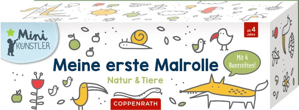 Meine 1. Malrolle - Natur & Tiere (Mini-Künstler)