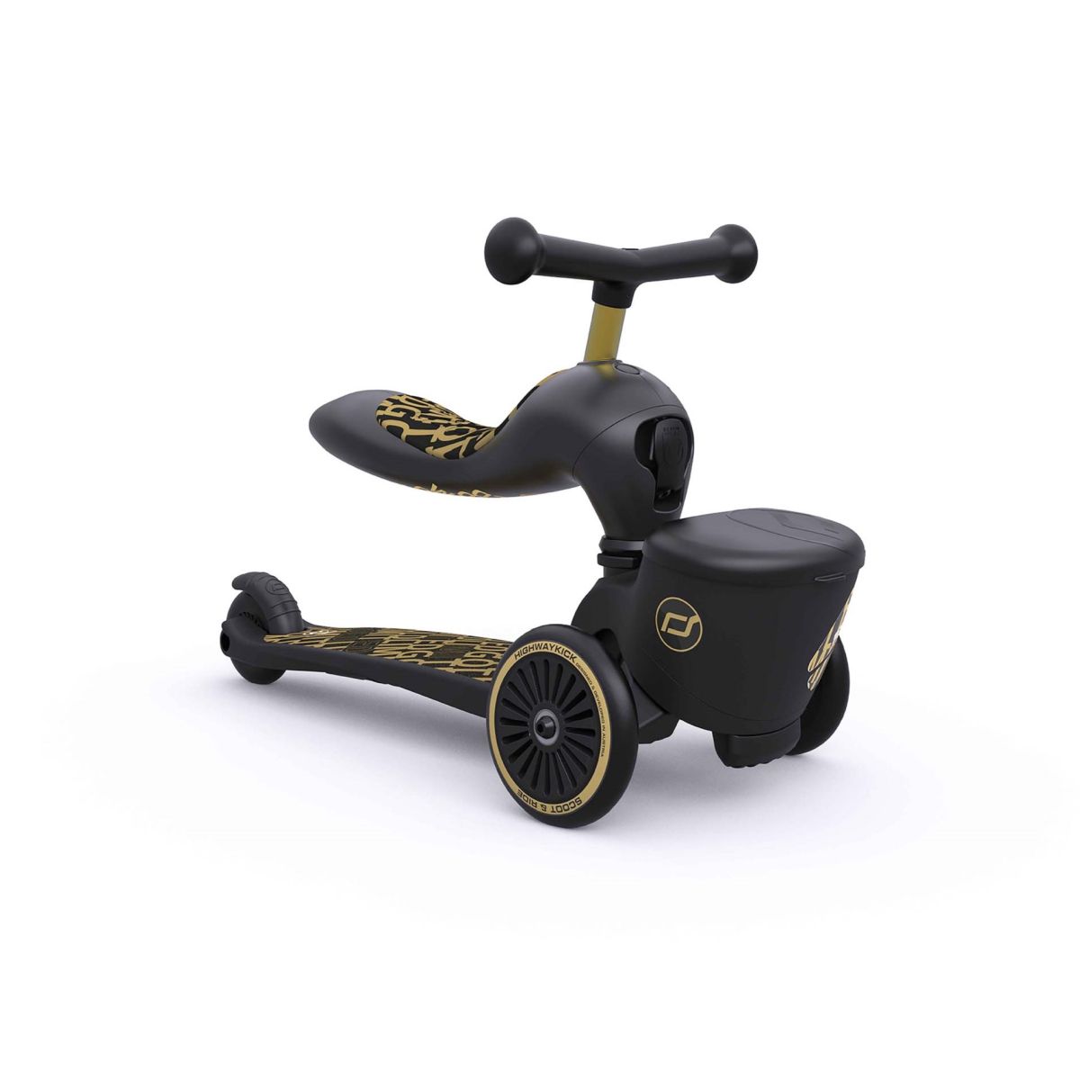 Highway Kick 1 Lifestyle Black & Gold Limited Edition - Scoot and Ride