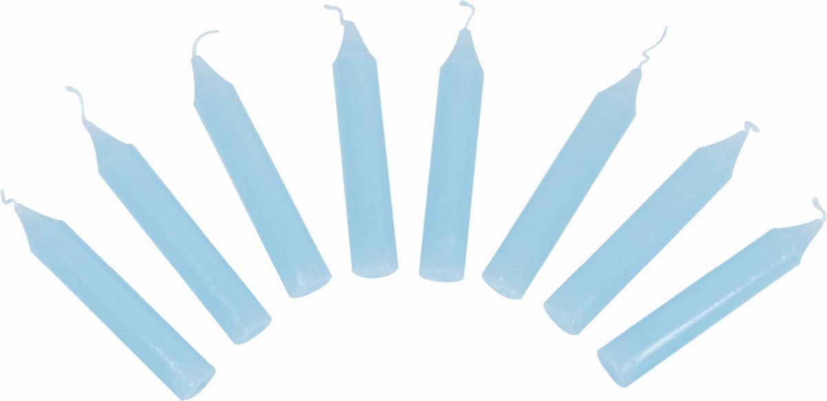 Geburtstagskerzen blau 10 Stück - Goki