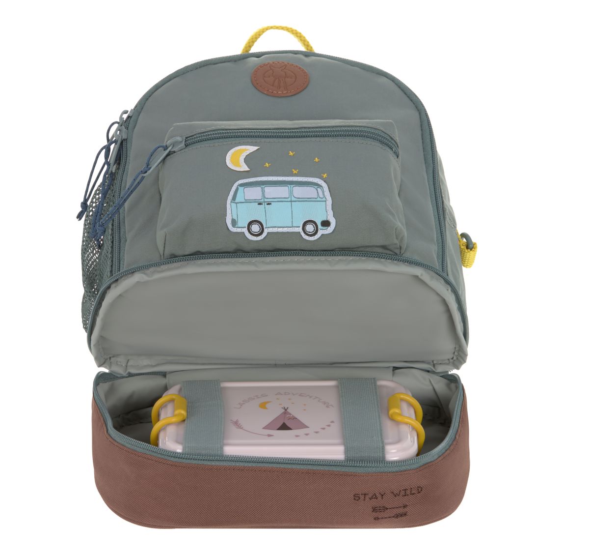 Mini Rucksack Adventure Bus petrol -  Lässig